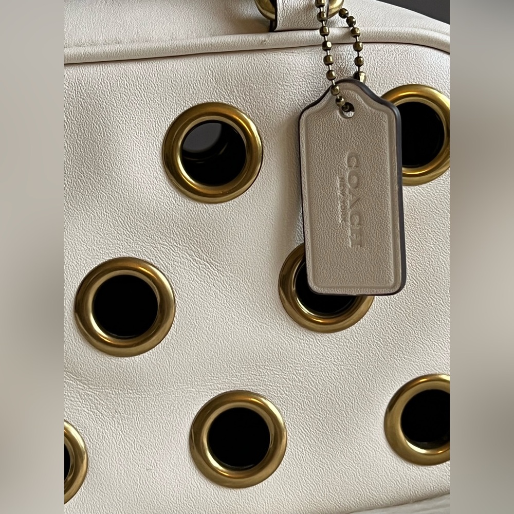CY747 - Coach Satchel Crossbody Bag with Grommets - Picture 2 of 13